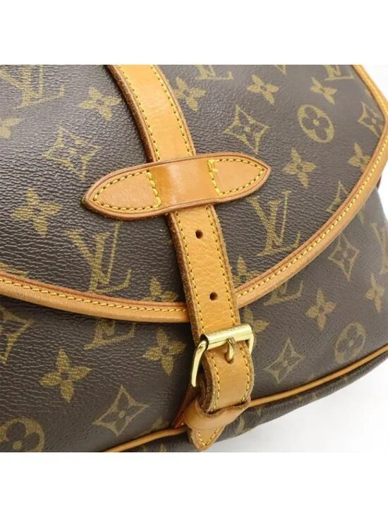 Louis Vuitton Monogram Saumur 30 Shoulder Bag Messenger Crossbody - Picture 9 of 9